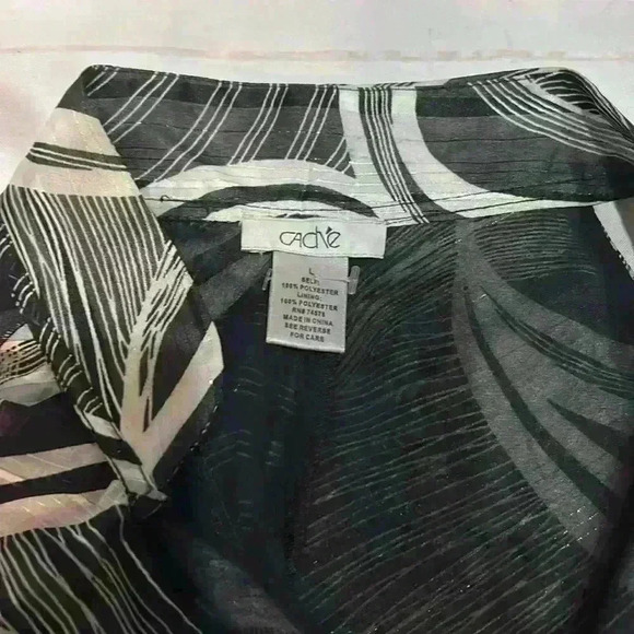 VINTAGE Cache ruffled, cocktail party, Martini’s in Manhattan, LA Law, size: L - Picture 6 of 6